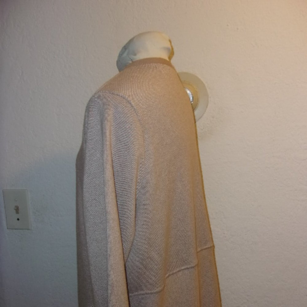 ALFANI TAUPE SHAWL TOP L - Picture 3 of 4